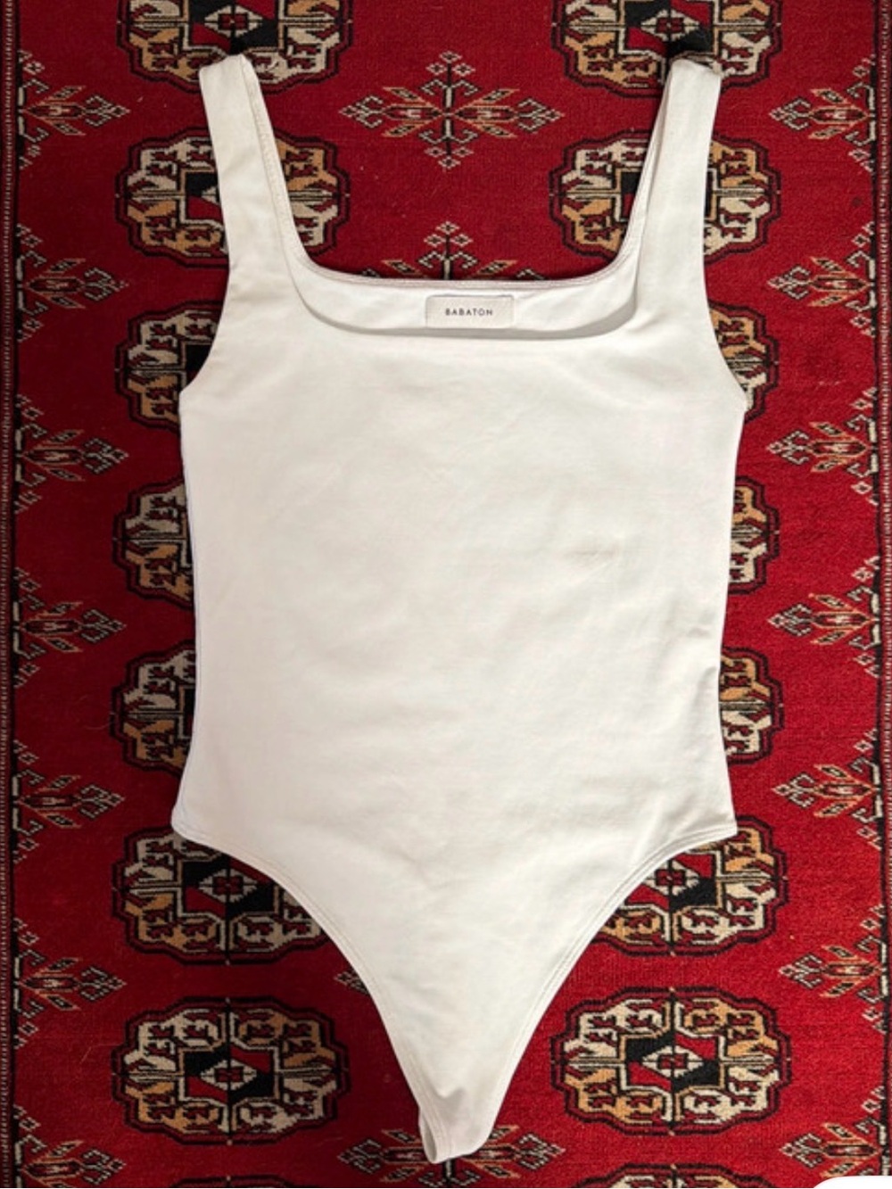 Aritzia White Tank One-Piece Bodysuit